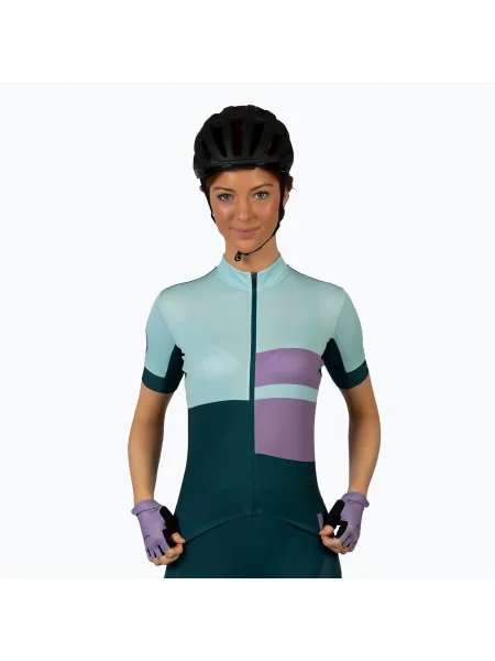Дамска колоездачна тениска Endura Print S/S violet виолетово