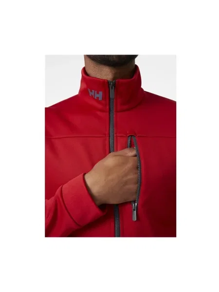 Hanorac crewneck Helly Hansen din fleece roșu