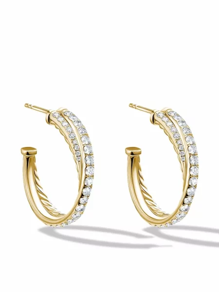 Cercei David Yurman galben