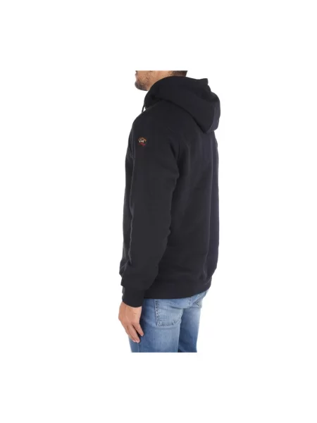 Bluza z kapturem Paul & Shark z kapturem niebieska