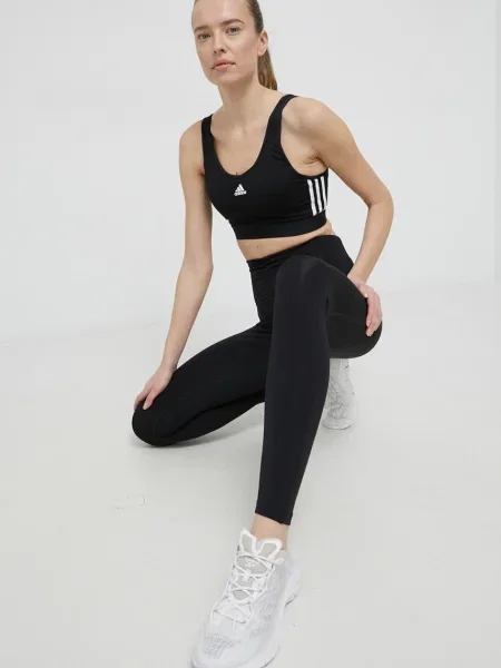 Сутиен adidas 0 с изчистен дизайн черно
