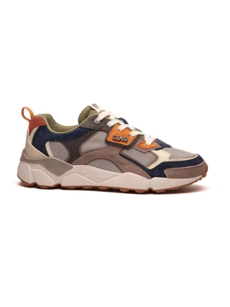 Sneakersy Colmar skórzane szare