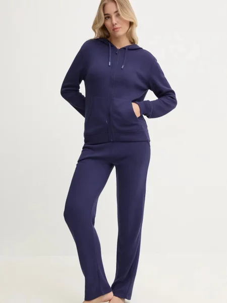 Chantelle pantaloni de trening marin melanj albastru