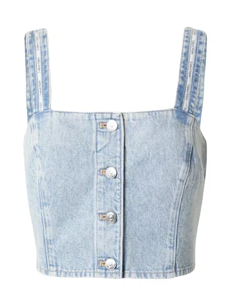 Calvin Klein Jeans Top denim albastru