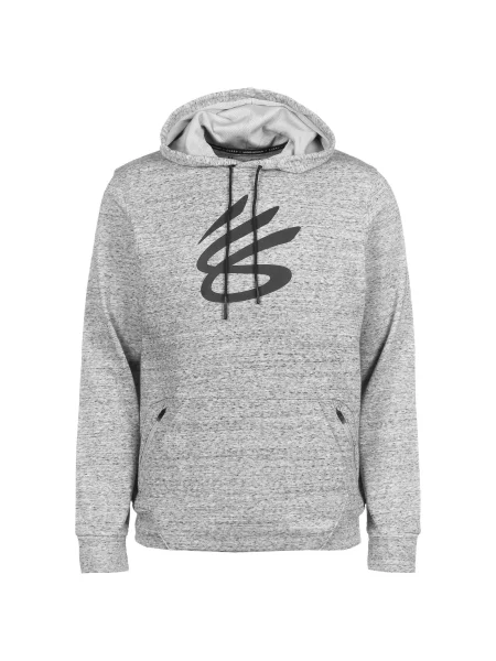 UNDER ARMOUR Športna majica pegasto siva črna