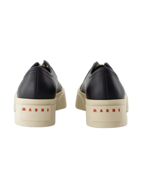 Sneakersy Marni skórzane czarne