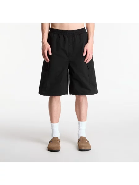 Pantaloni scurți Carhartt WIP Mandler Cargo Short Black Garment Dyed M negru