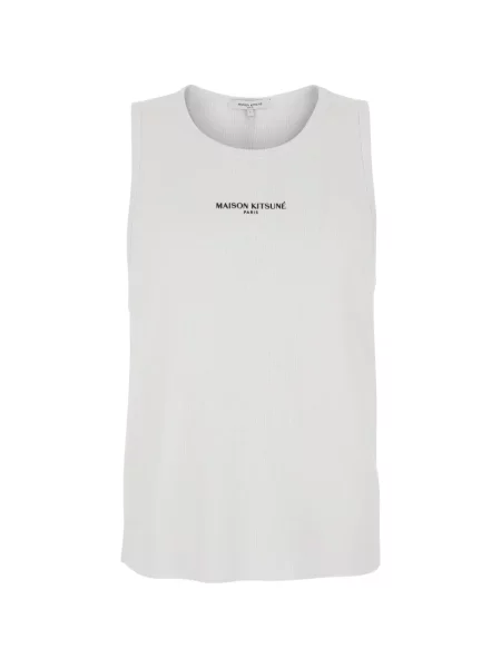 Vestă Maison Kitsune cu imagine alb