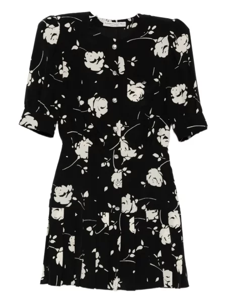Rochie mini Alessandra Rich cu imagine de costum negru
