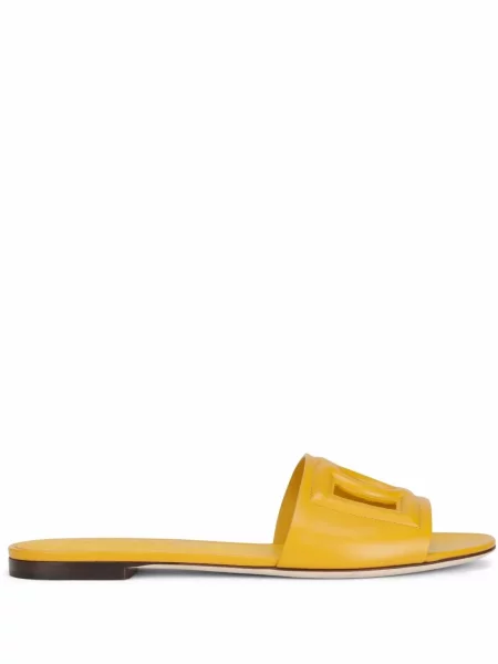 Papuci Dolce & Gabbana galben