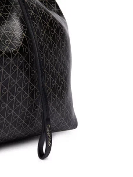 Calvin Klein Vrećasta torba svijetlosiva crna