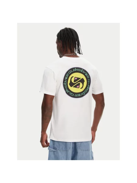 Quiksilver Marškinėliai Circle Back Ss balta