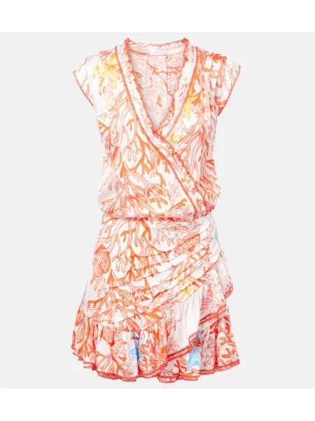 Rochie Poupette St Barth din satin cu imagine