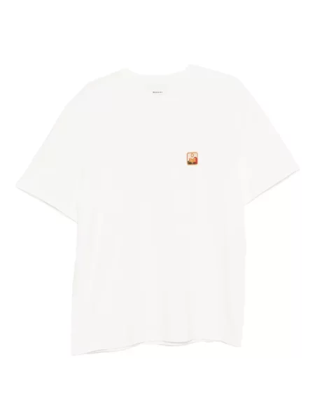 Tricou Marant cu broderie alb
