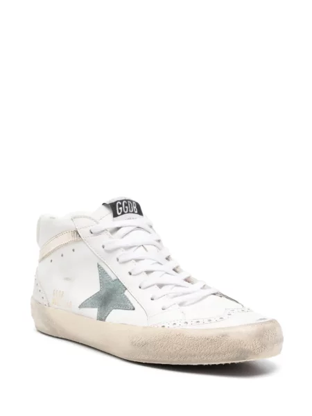 Sneakerși Golden Goose Mid Star alb
