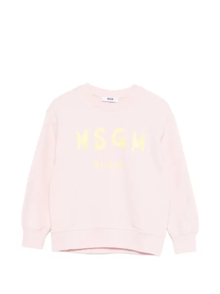 Bluza nierozpinana dziecięca Msgm różowa