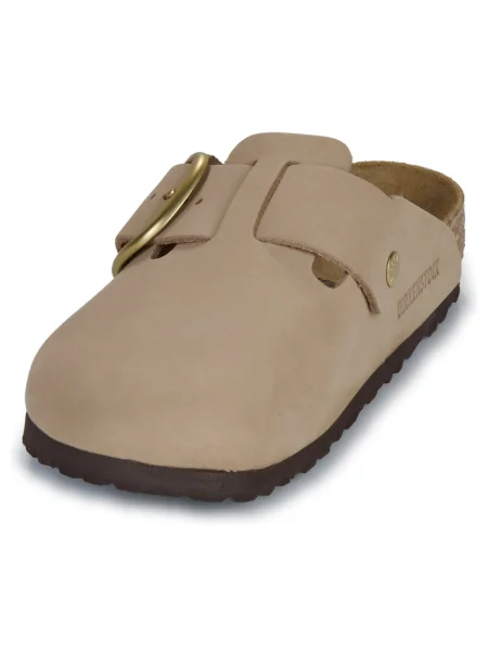 Pantofi Birkenstock cu cataramă bej