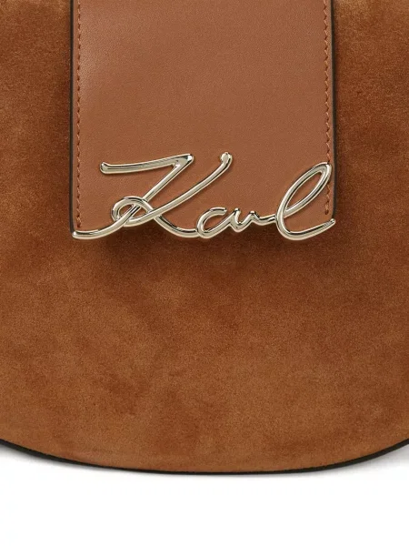 Чанта Karl Lagerfeld K/Signature кафяво