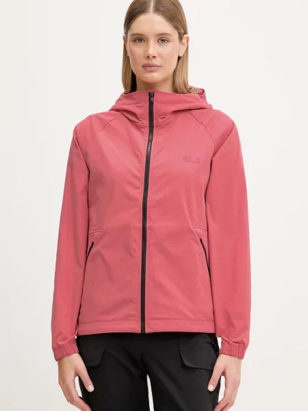 Jack Wolfskin treková bunda Mahani růžová