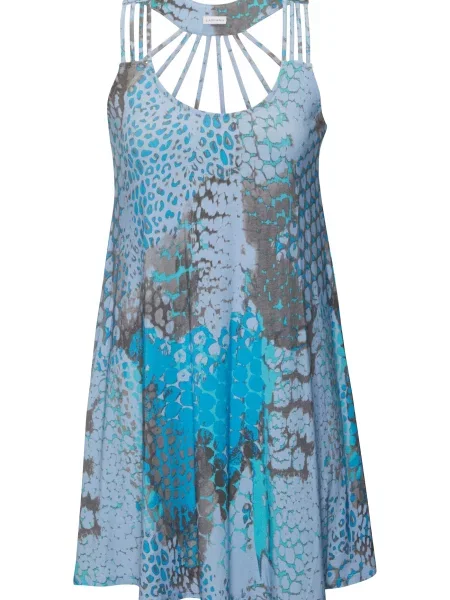 BUFFALO Rochie de plaja azur / albastru aqua mov pastel gri