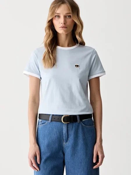 Karl Lagerfeld tricou pentru femei din IKON albastru