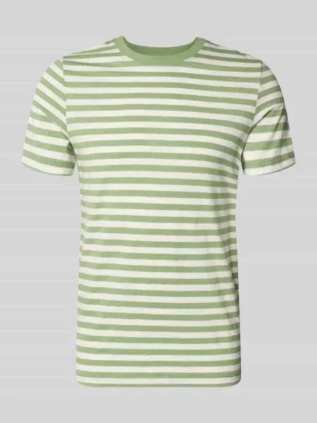 T-shirt o kroju regular fit z czystej bawełny S.oliver Red Label zielona