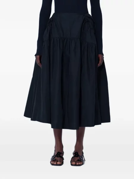 Fustă midi Cecilie Bahnsen negru