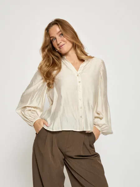Peppercorn Tricou Beth' alb