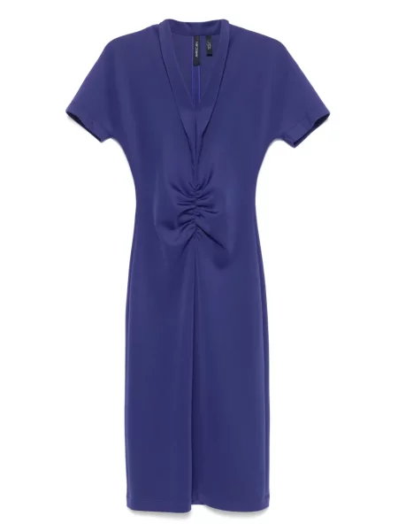 Oblekové midi šaty Marccain po kolena fialové