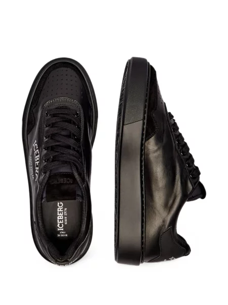 Sneakerși Iceberg cu imagine negru