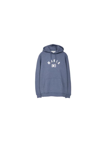 Makia Brand Hooded Sweatshirt M Mężczyźni Bluzy i bluzy z kapturem Makia Size: L niebieski