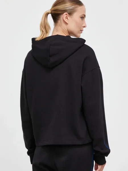 Mikina Reebok s kapucí hladká černá