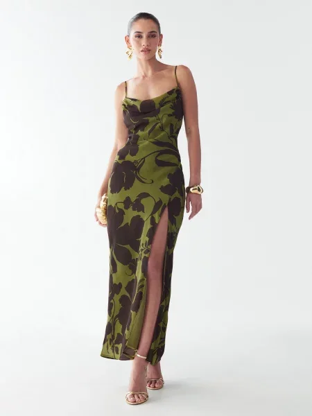 BWLDR Rochie ALLANA kaki / oliv