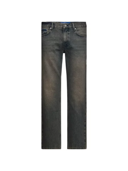 Blugi drepți Karl Lagerfeld Jeans gri