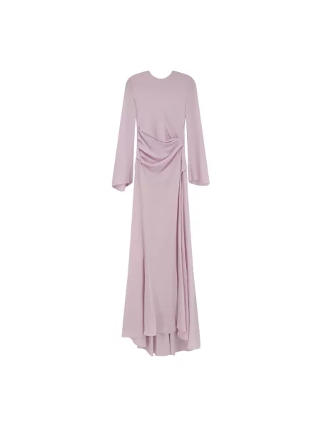 Sukienka maxi Alexander Mcqueen różowa