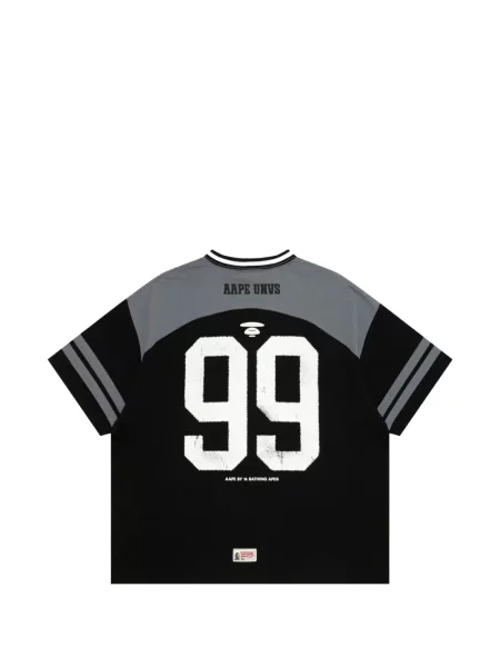 Tricou Aape By A Bathing Ape cu autograf negru