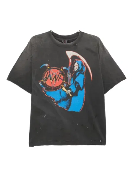 Tricou Saint Mxxxxxx cu imagine negru