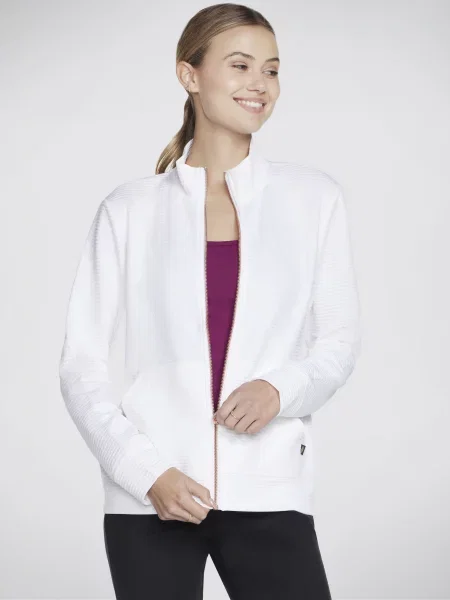 Skechers Go Walk Everywhere Кофта спортивна Поліестер/спандекс білий