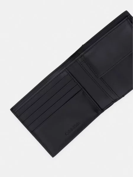 Calvin Klein portfel skórzany czarny