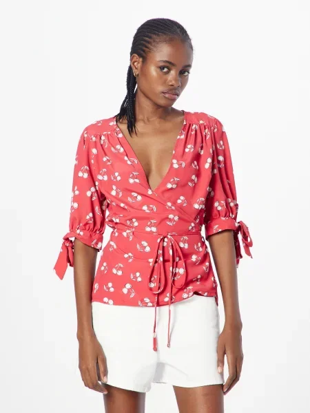 Dorothy Perkins Blúz piros fehér