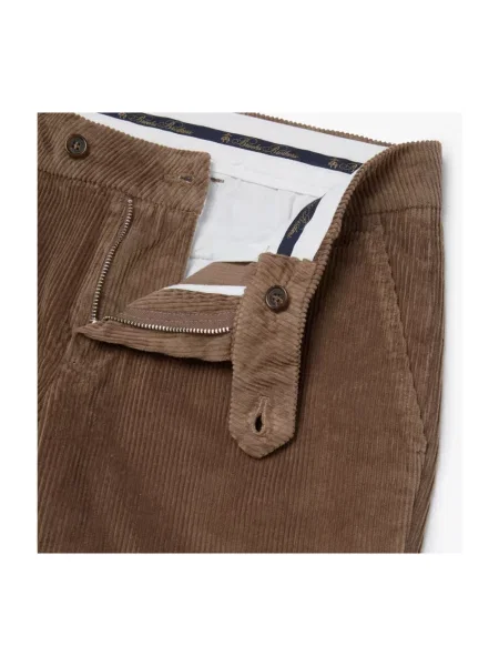 Spodnie Brooks Brothers sztruksowe zielone