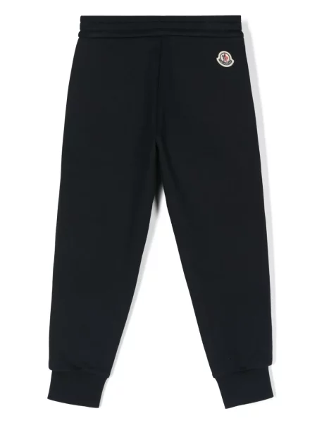 Spodnie dziecięce Moncler Enfant niebieskie
