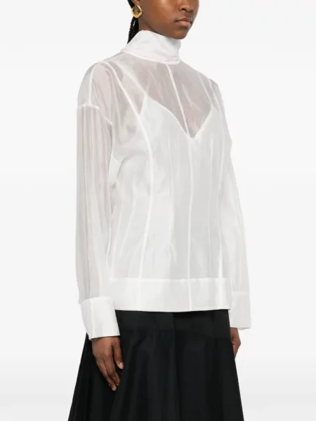 Bluza s mašnom Su s mašnom bijela