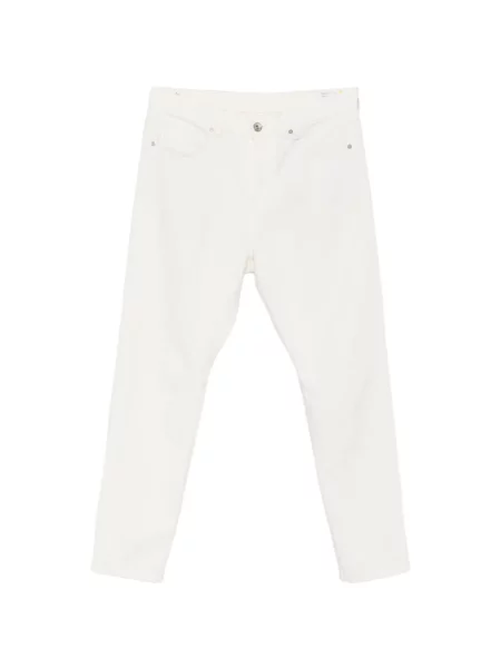 Pantaloni Eleventy alb