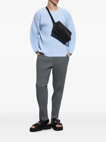 Plisuoti kelnės Homme Plissé Issey Miyake pilka