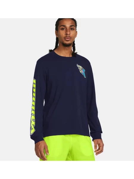 Бягане тениска Under Armour черно