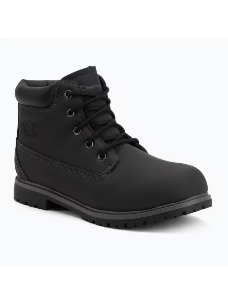 Încălțăminte pentru copii Champion Upstate GS Mid Cut triple black negru