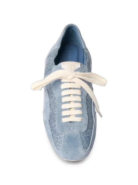 Sneakerși Simkhai din piele cu imagine albastru