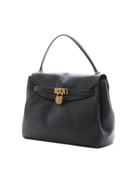 MICHAEL Michael Kors torebka skórzana HAMILTON MODERNE czarna