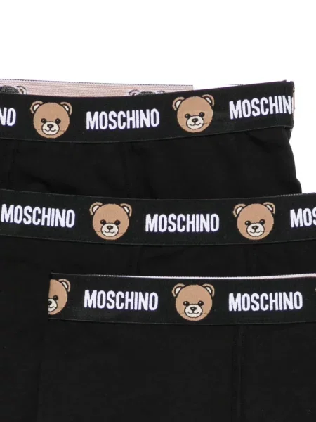 Boxeri Moschino cu autograf negru